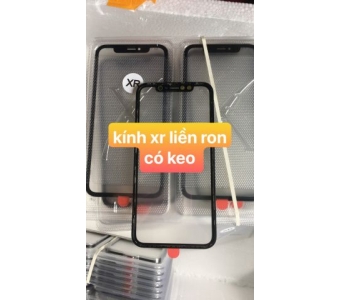 kính iphone xr liền ron có keo oca