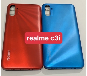 vỏ bộ realme c3i liền  kính camera và khay sim