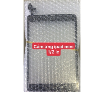 cảm ứng ipad mini 1 / mini 2  trắng đen có ic , có nút home 