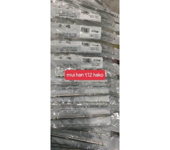 mũi hàn t12 hãng hako có 3 loại đầu hàn