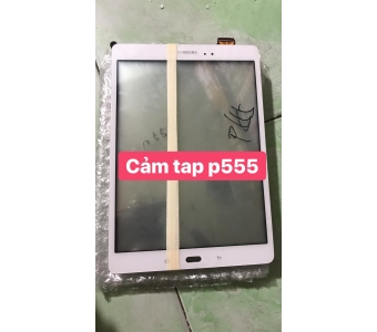 cảm ứng sam sung tap p555 trắng đen 