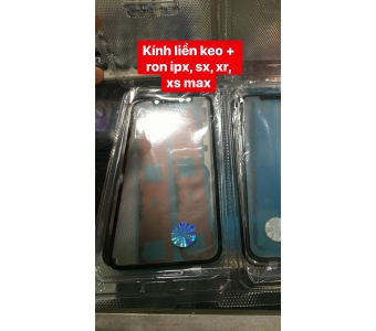 kính iphone xr + oca+ ron+ keo+ hộp