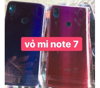 mặt kính lưng xiaomi mi note 7 màu đỏ, màu đen, màu xanh 
