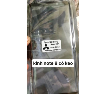 kính sam sung note 8 có keo oca 
