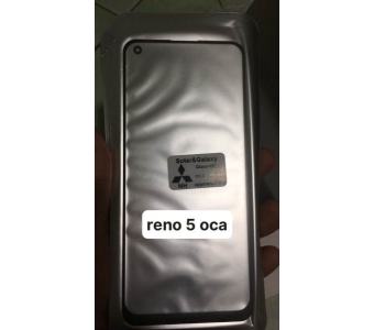 kính oppo reno 5  liền keo oca 