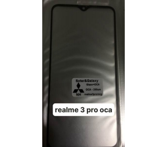 kính realme 3 pro liền keo oca
