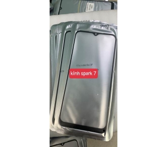 mặt  kính điện thoại tecno spark 7 liền keo oca
