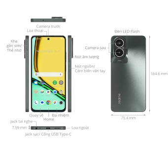 VỎ REALME C67 