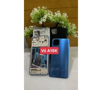 VỎ OPPO A16K( CÓ KHAY SIM, KÍNH CAMERA )